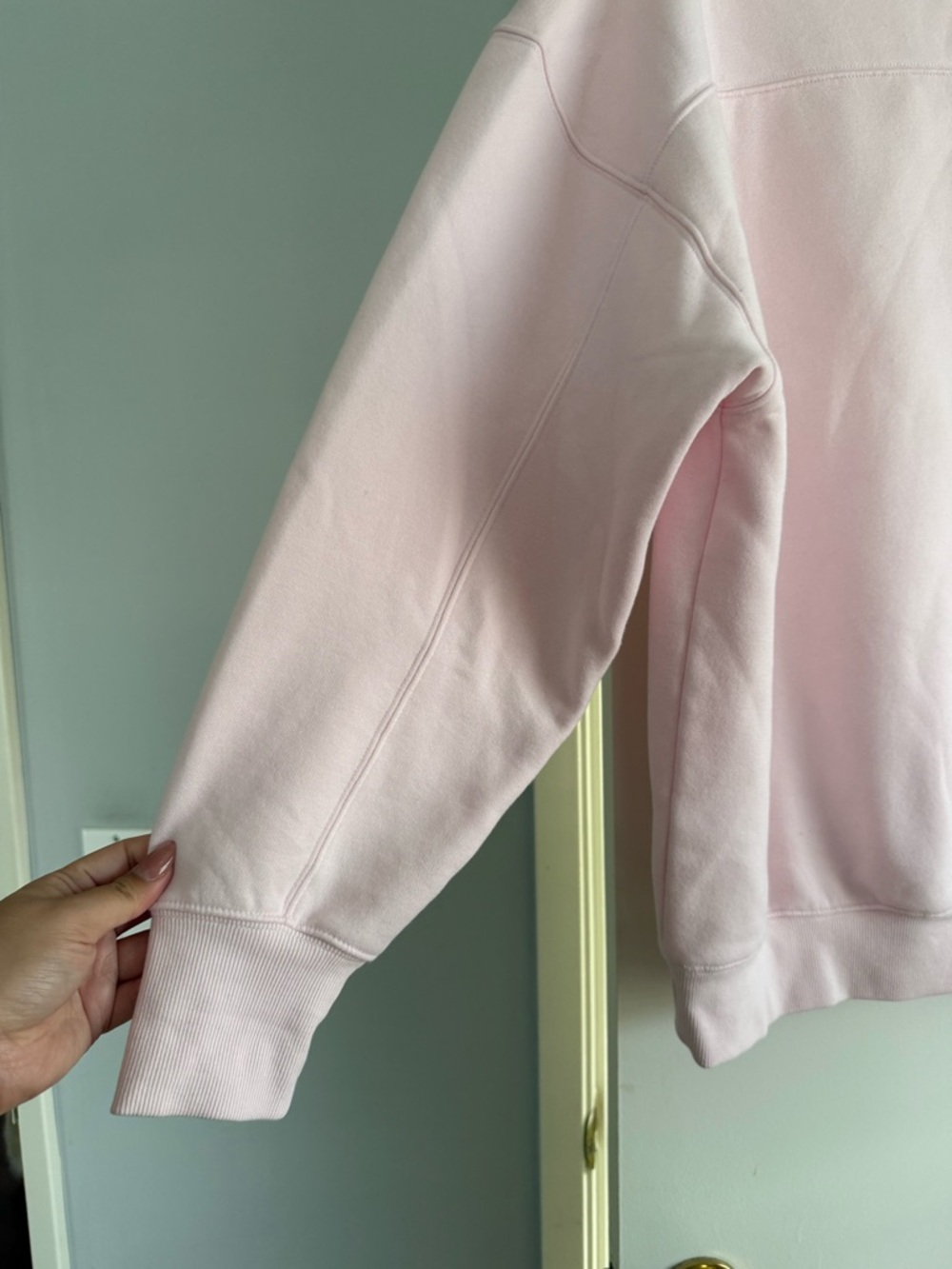 OFFLINE By Aerie Cloud Fleece Oversized Crewneck Sweatshirt - Pink Petal - Picture 11 of 14